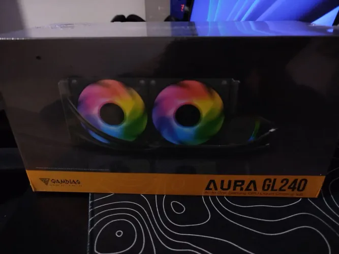 Water Cooler 240mm Gamdias Aura GL240 V2 ARGB [NOVO/LACRADO]
