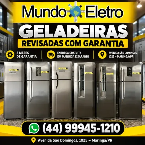 Geladeira com garantia - leia todo o anúncio