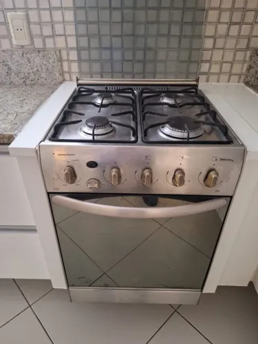Fogão de Embutir GE 4 bocas Inox