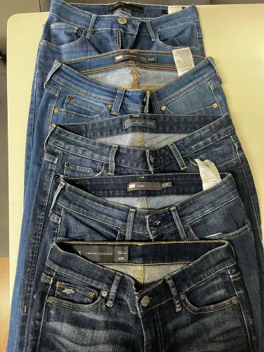 calca jeans Levis Original feminina cintura baixa slim