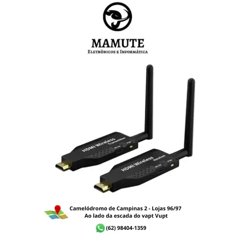 Transmissor Receptor Hdmi Sem Fio Wireless 1080p 5G 100M
