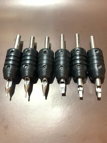 6 Ponteiras Aço Grip Preto