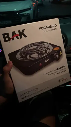 Fogão Elétrico de 1 Boca Preto 127v