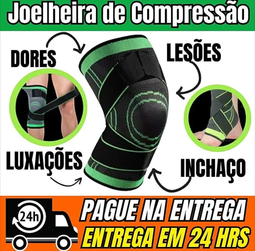 Joelheira ortopédica - pagamento só na entrega