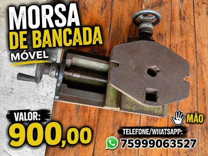 Morsa de Bancada Móvel