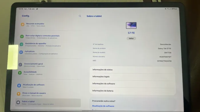 Tablet S7 FE 128gb
