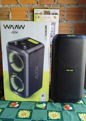 Caixa de som Alok nova
