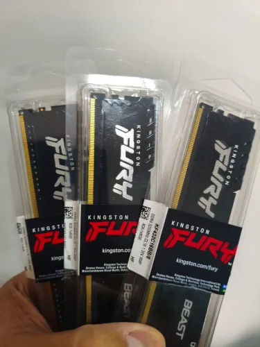 Memória DDR4 16gb 3200mhz Kingston Fury Beast