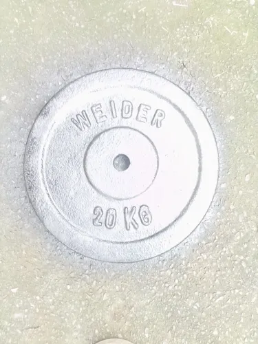 Peso Anilha de 20kg da weider musculação exclusivo e raro 