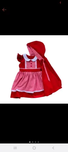 Vestido chapelzinho vermelho