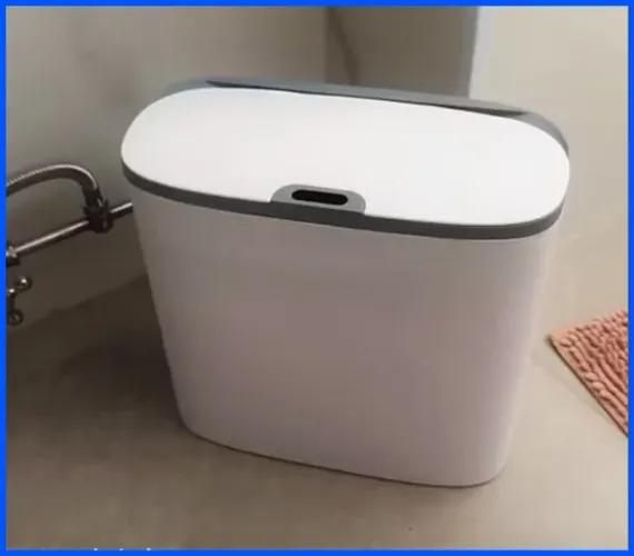 Lixeira 14L com sensor para abertura automática em banheiro ou cozinha Ultimas unidades