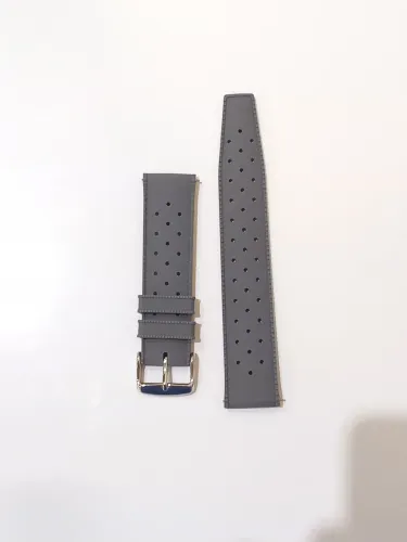Pulseira Relógio Tropic Silicone engate rápido, cinza, 22mm.