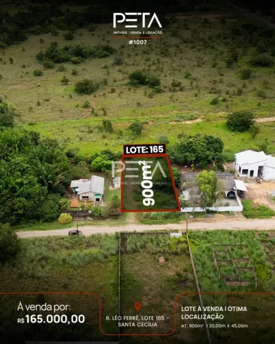 Lote/Terreno, Santa Cecília - Cantá