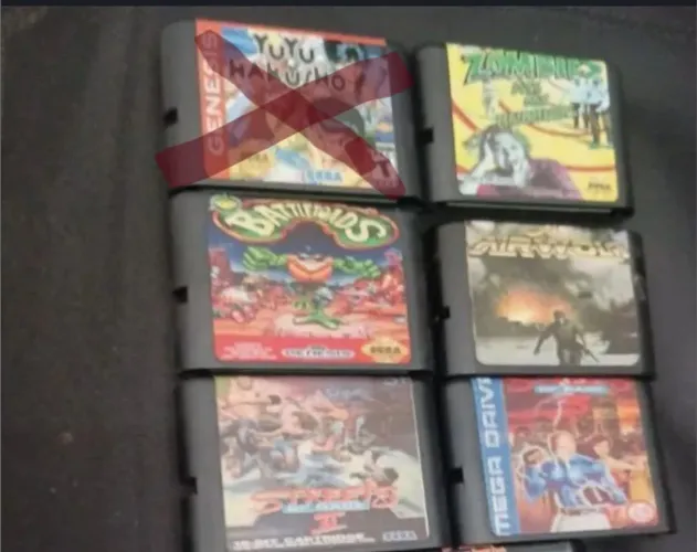 Lote de Jogos paralelos para Mega Drive