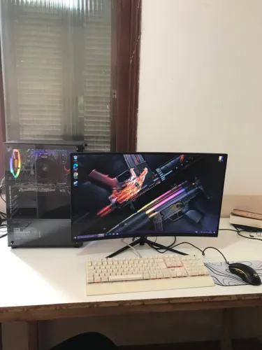 Pc Gamer Setup Completo Monitor Curvo 27 | Ryzen 5 | Rx580 8gb | 16gb RAM Ddr4
