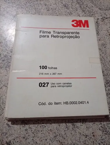 Filme transparente para Retroprojecao 3M