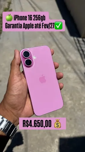 iPhone 16 256gb garantia apple 02/27