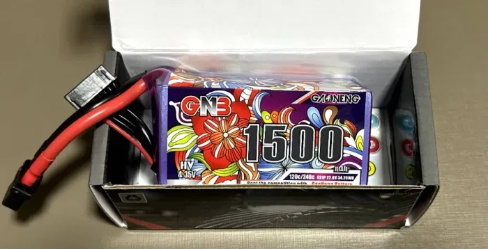 Bateria 6S GNB 1500mah - HV 120C