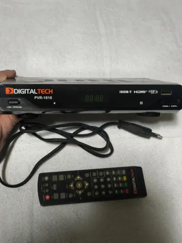Conversor digital tv com controle remoto