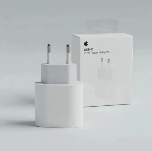 Carregador Fonte Usb-c 20w Compativel com iPhone Tipo-c Turbo Adaptador Branco