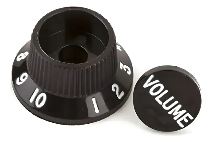 Knob Volume Fender Botão S-1 Preto Original Knob Volume Fender Deluxe
