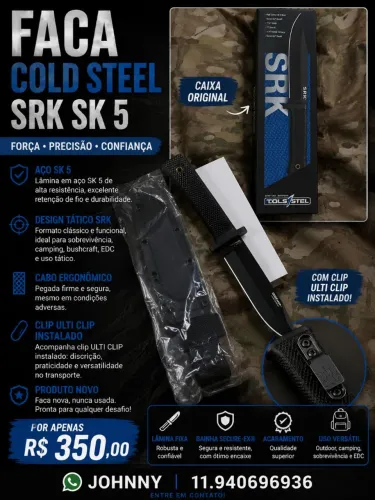 Faca Cold Stell SRK SK5