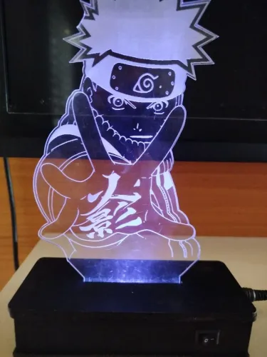 Luminária Naruto 3D