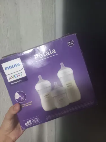 Kit 3 mamadeiras Philips Avent bico pétala 