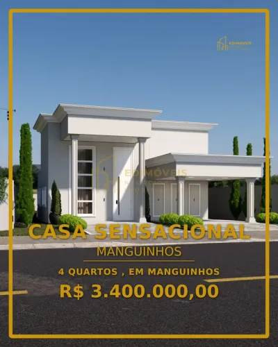 Casa dos Sonhos em Manguinhos: Estilo, Conforto e Exclusividade