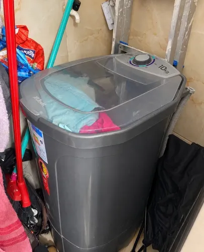 Tanquinho 10 kg seminovo - cor cinza