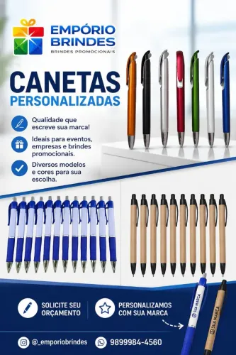 Canetas personalizadas 