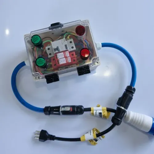 Carregador portátil plus/kit módulo de segurança aterrador