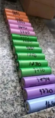 20 Celulas 18650 entre 1600 a 180 mah usada