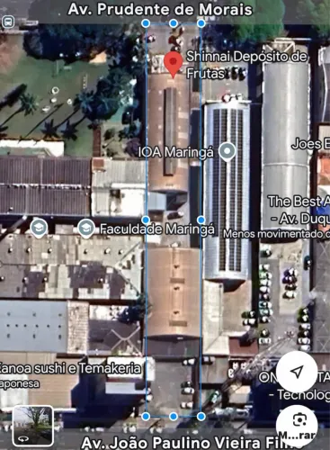 Terreno no novo centro de Maringá poucos metros do mercadão.