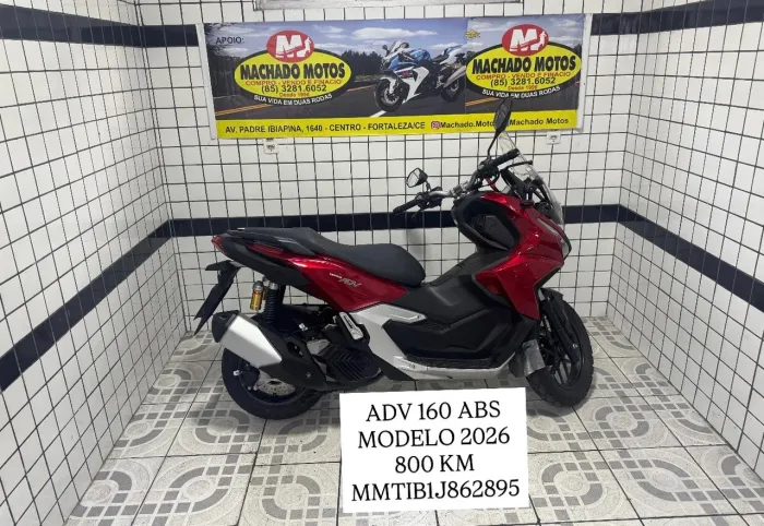 Honda Adv 160 com abs. Emplacada ponta entrega