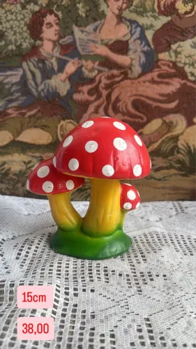 Enfeite decorativo de cerâmica para Jardim cogumelos