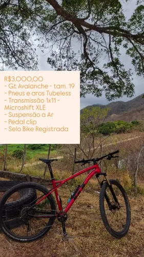 Bicicleta Mountain GT - Avalanche Elite. Tamanho 19
