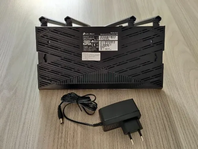 Roteador Tp-link Dual-Band Ex220 Ax1800 Preto Wi-fi 6