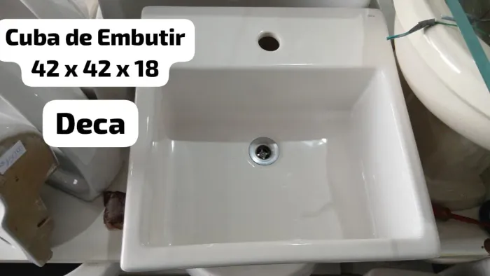 Cuba de Embutir Deca 42 x 42 x 18