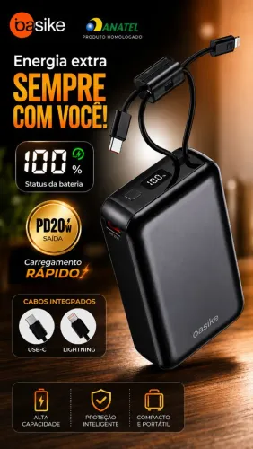Carregador PowerBank-Carregador portátil 20000mah