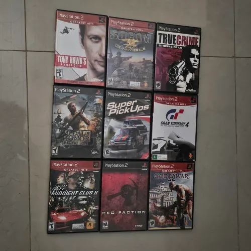 Lote jogos ps2 originais de playstation 2 play