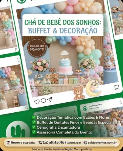 Chá de bebê ou chá revelação
