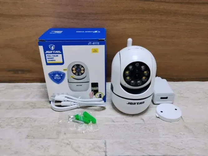Câmera Babá Wi-Fi Giratória Com Visão Noturna
