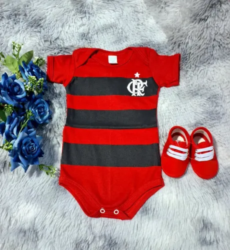 Bodys time de futebol mais sapatinhos