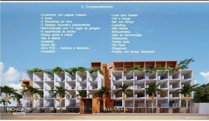 Imóvel para venda com 29 metros quadrados com 1 quarto em Porto de Galinhas - Ipojuca - PE