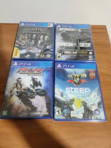 Lote 4 jogos de Playstation 4