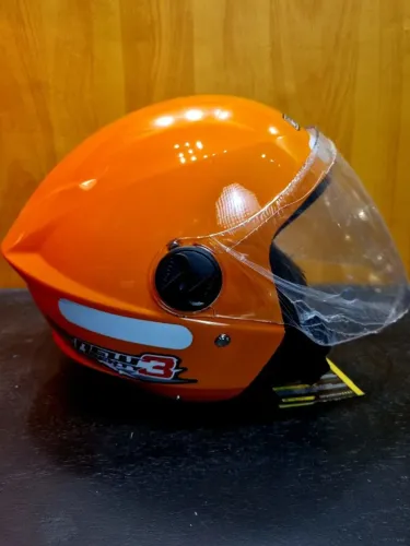 Capacete Pro Tork New Liberty 3 - Modelo aberto laranja 