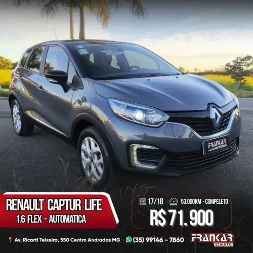 Renault Captur Life 1.6 16V Flex 5P Aut. 2018