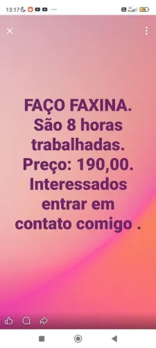 FAÇO FAXINA