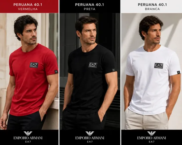 Camiseta premium fio 50.1